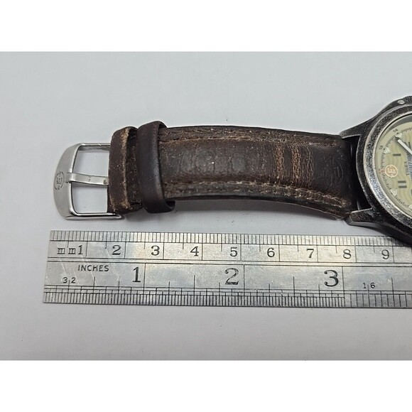 Timex Expedition Field Watch T47012 42mm Indiglo Date Olive Dial New Battery - Picture 10 of 13